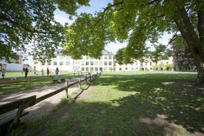 Park view of Rygaards School